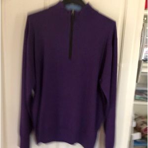Orvis 100% Merino wool 1/4 zip sweater
